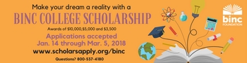 Binc higher education scholarship ad 