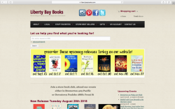 Home page of Liberty Bay Books web site